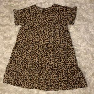 Cheetah print boutique dress